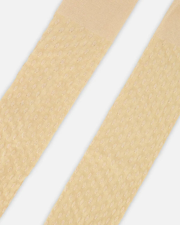 Deux Par Deux Girls Knit Tights   H20QT   Nougat **