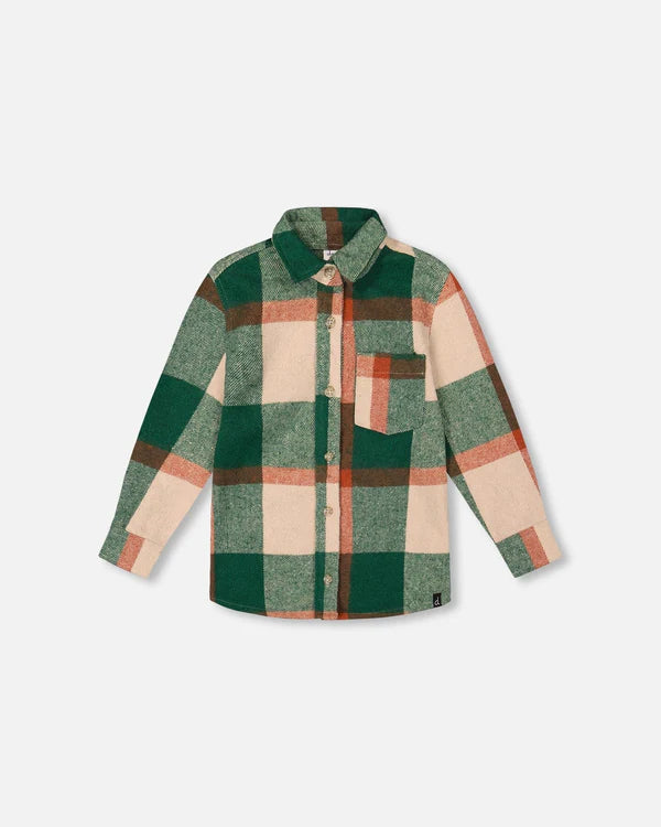 Deux Par Deux Baby Boy Plaid Shirt   H20S15   Multicolor