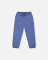 Deux Par Deux Boys Fleece Sweatpants   H20S20-480   True Navy