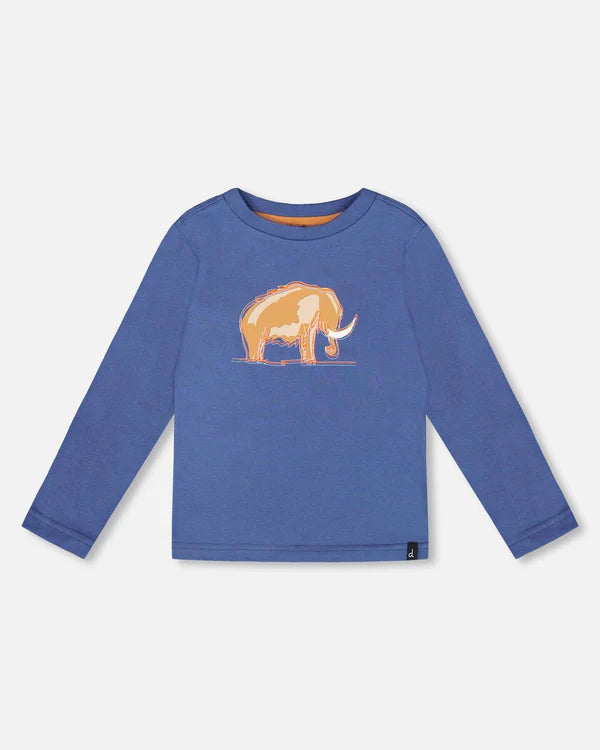 Deux Par Deux Baby Boy Long Sleeve Tee  H20S65-480   True Navy