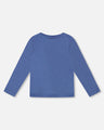 Deux Par Deux Baby Boy Long Sleeve Tee  H20S65-480   True Navy