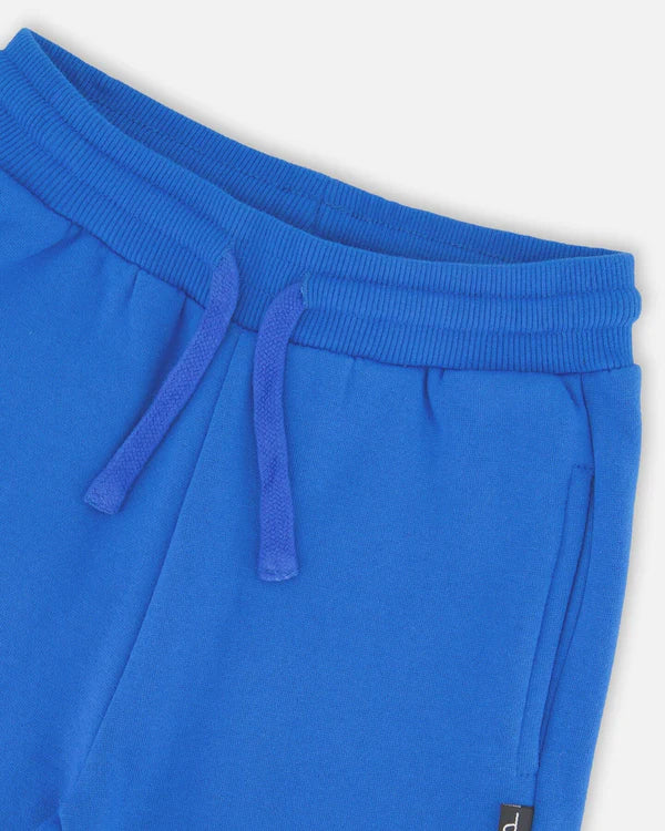 Deux Par Deux Baby Boy Fleece Sweatpant    H20T20-920   Victoria Blue