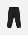 Deux Par Deux Boys Fleece Sweatpants   H20U21-999   Anthracite