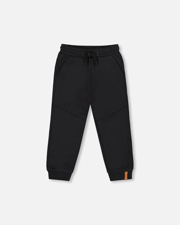 Deux Par Deux Boys Fleece Sweatpants   H20U21-999   Anthracite