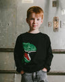 Deux Par Deux Boys Long Sleeve Tee   H20U73   India Ink