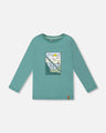Deux Par Deux Boys Long Sleeve Tee   H20U74   Dark Forest