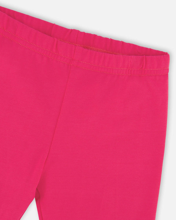 Deux Par Deux Baby Girl Jersey Legging   H30F61   Pink Yarrow
