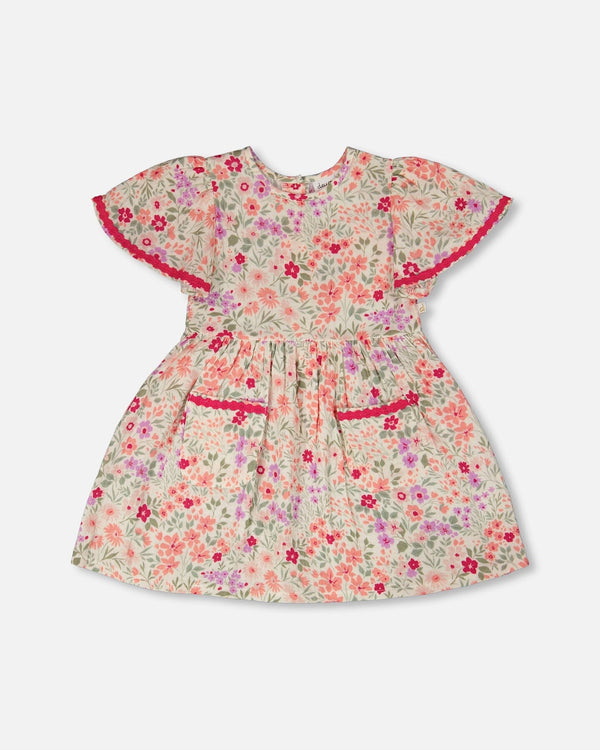 Deux Par Deux Baby Girl Muslin Dress   H30F87   Printed Little Meadow
