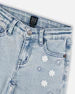 Deux Par Deux Girls Wide Leg Denim Pants   H30I20    Light Blue Denim