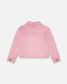 Deux Par Deux Girls Denim Jacket   H30L50   Prism Pink
