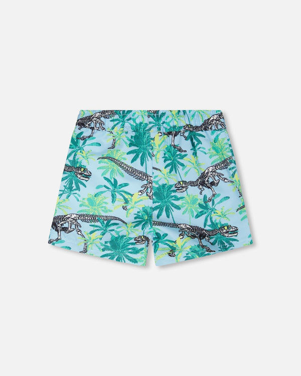Deux Par Deux Boys Boardshorts    H30OB07   Dinosaurs Skelette