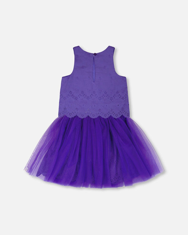 Deux Par Deux Girls Top & Skirt Set   H30Q10   Purple Opulence