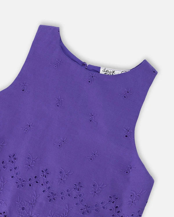 Deux Par Deux Girls Top & Skirt Set   H30Q10   Purple Opulence