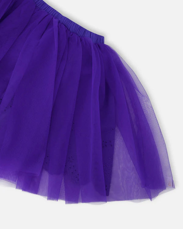 Deux Par Deux Girls Top & Skirt Set   H30Q10   Purple Opulence