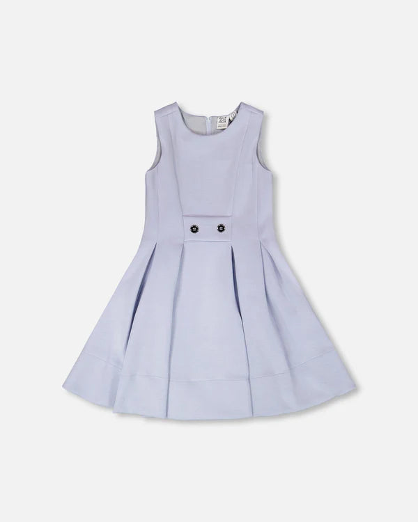 Deux Par Deux Girls Sleeveless Dress   H30Q94   Thistle Down