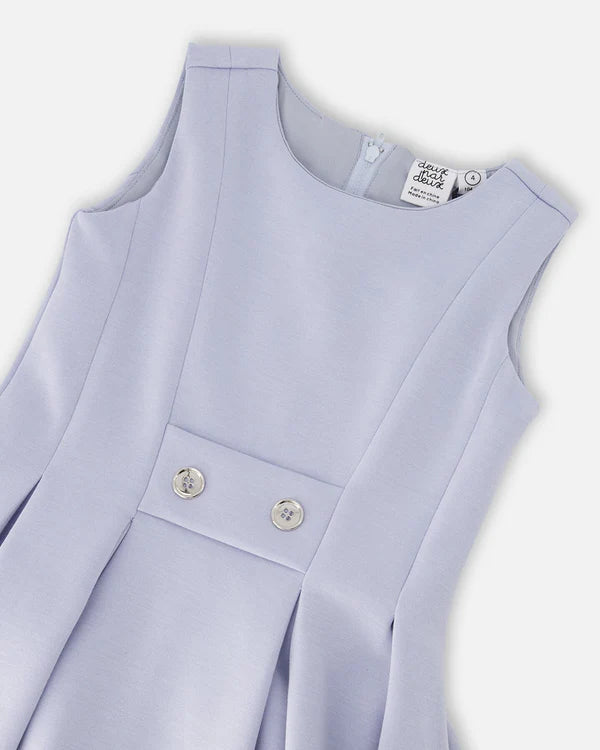 Deux Par Deux Girls Sleeveless Dress   H30Q94   Thistle Down