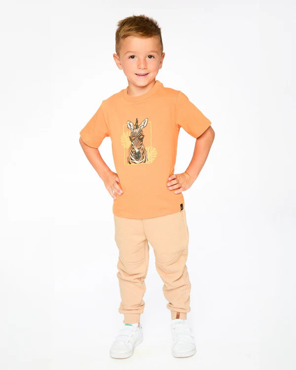 Deux Par Deux Boys French Terry Sweatpant    H30S20   Tan