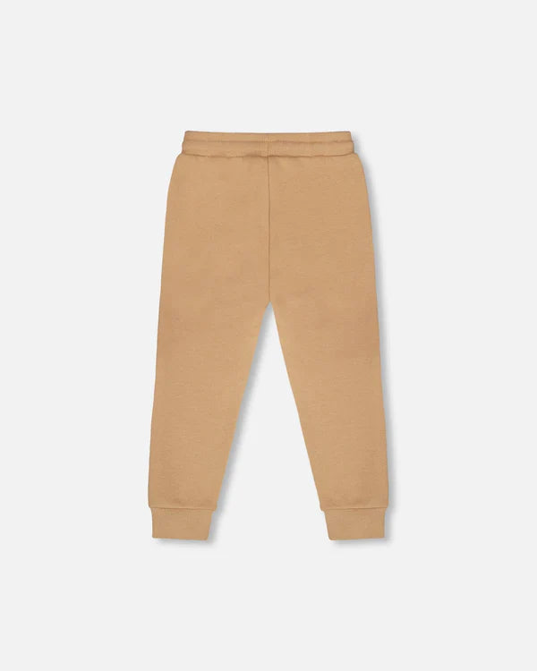 Deux Par Deux Boys French Terry Sweatpant    H30S20   Tan