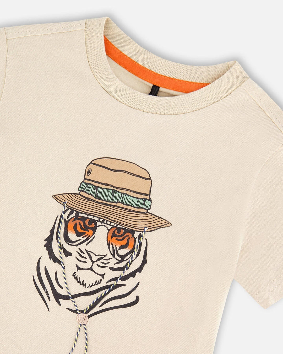 Deux Par Deux Baby Boy Tee    H30S70   Fog