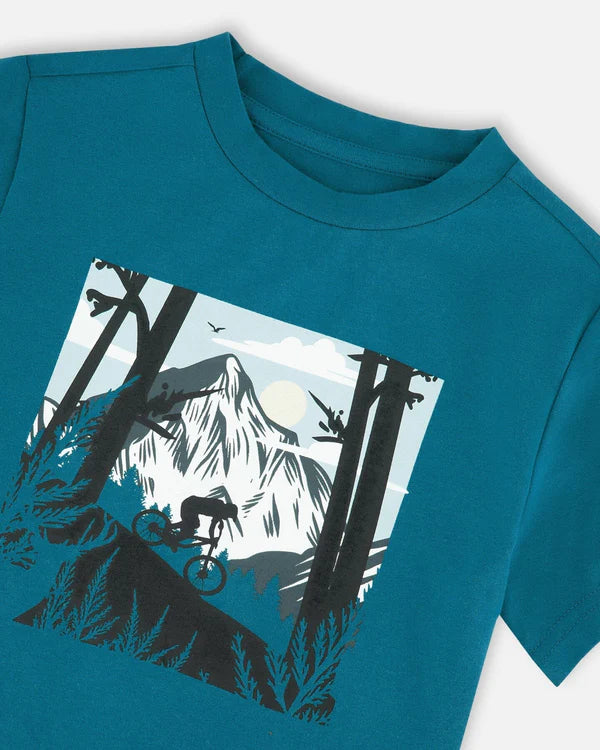 Deux Par Deux Boys Short Sleeve Tee    H30U75
