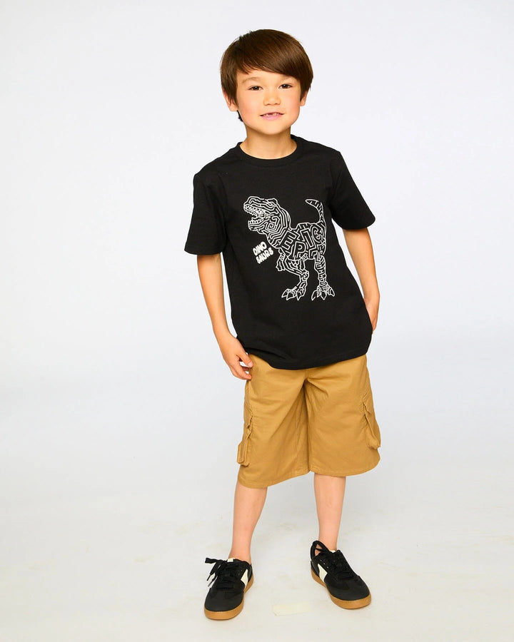 Deux Par Deux Organic Short Sleeve Tee   H30U78    Anthracite