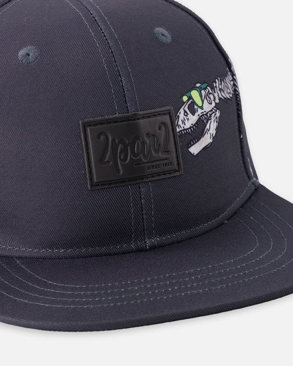 Deux Par Deux Boys Cap   H30VBC   Anthracite