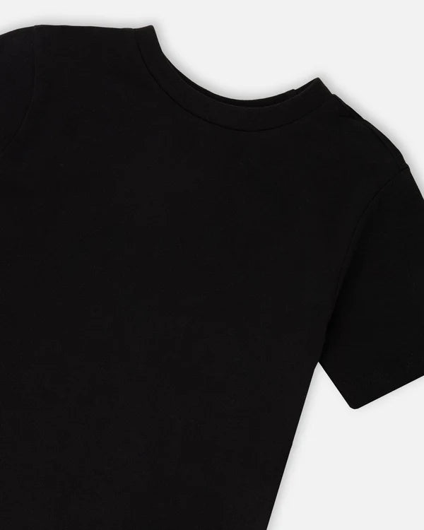 Deux Par Deux Short Sleeve Tee   H30YB70   Anthracite