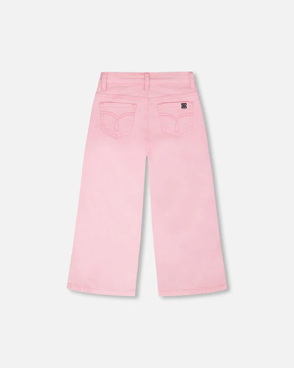Deux Par Deux Wide Leg Jeans   H30YG21   Prism Pink
