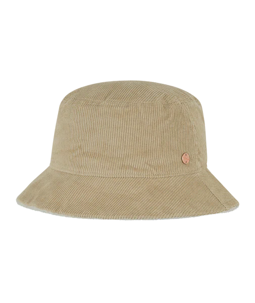 Mollymook Girls Lined Bucket Hat    Coogee  Natural   HBG-0376 **