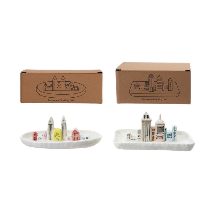Hazel Mazel Skyline Trinket Dish  HM0202A