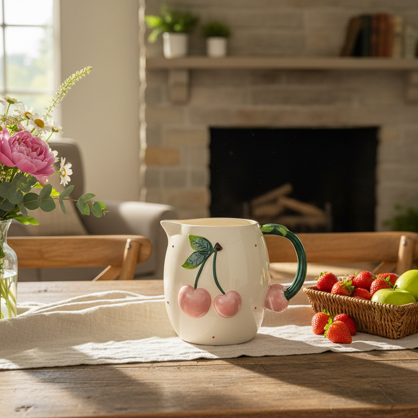 Hazel Mazel Cherry Pitcher HM0731