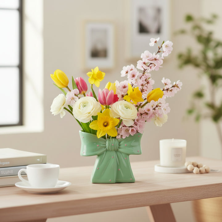 Hazel Mazel Bow Vase HM0732