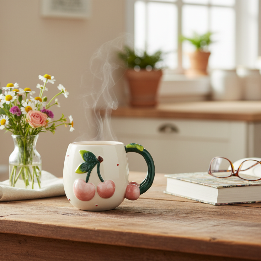 Hazel Mazel Cherry Mug HM0738