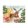 Half Penny Card Canada Moose