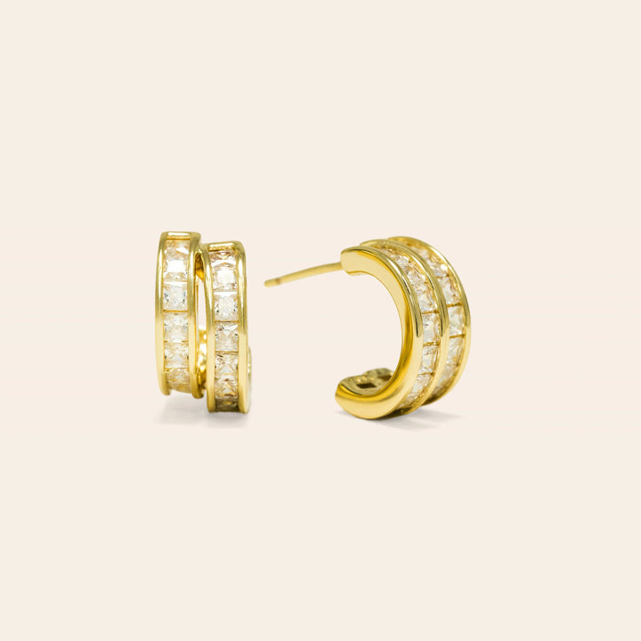 Lovers Tempo Halo Double Hoop