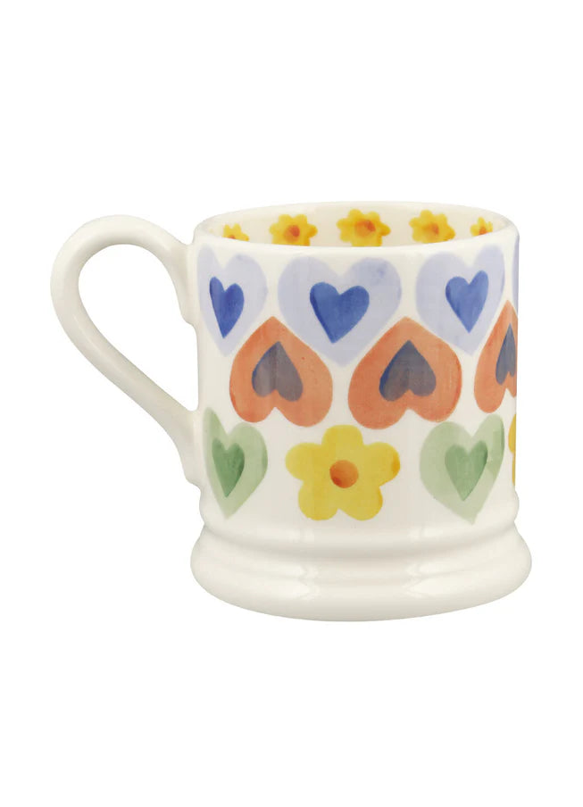 Emma Bridgewater 1/2 pt mug - Hearts and Flowers