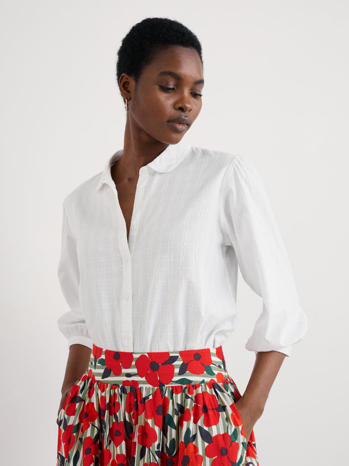 Seasalt Hope Cottage Blouse  -  Salt