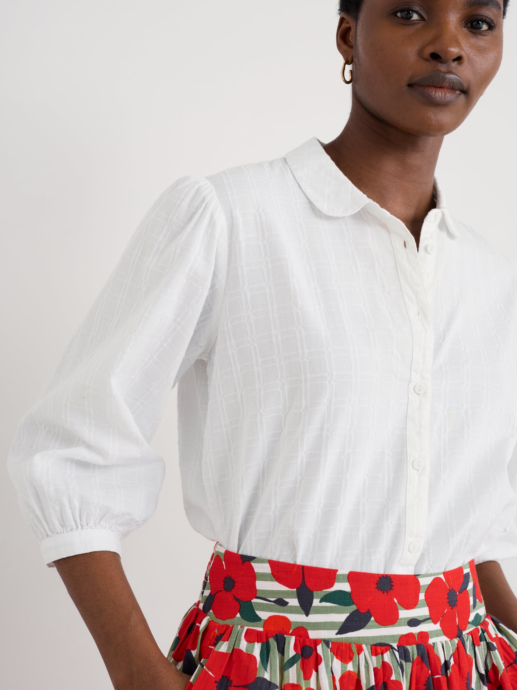 Seasalt Hope Cottage Blouse AW25143L1 White