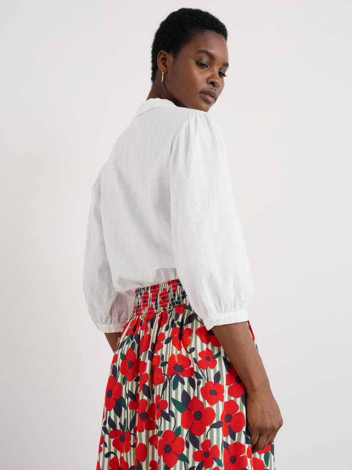 Seasalt Hope Cottage Blouse  -  Salt