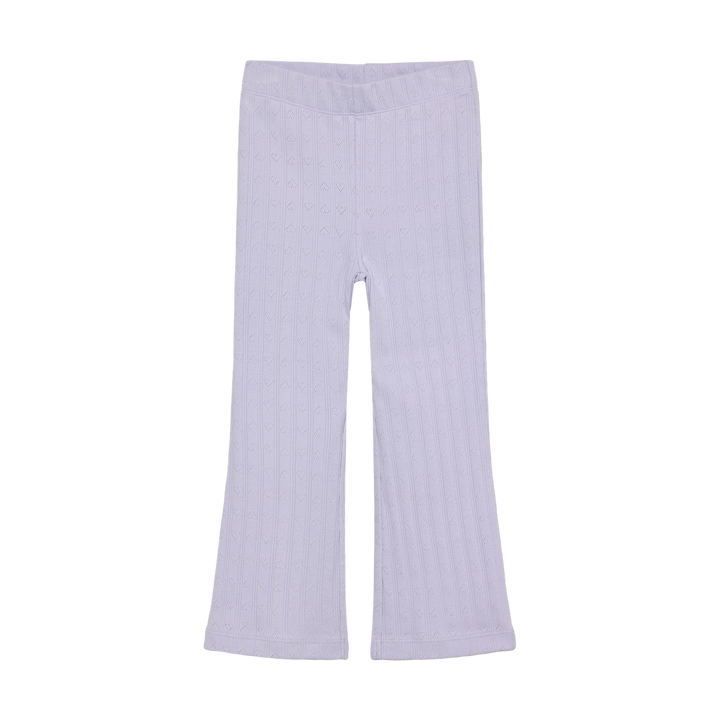 Enfant Girls Pointelle Flare Legging   220618-6111