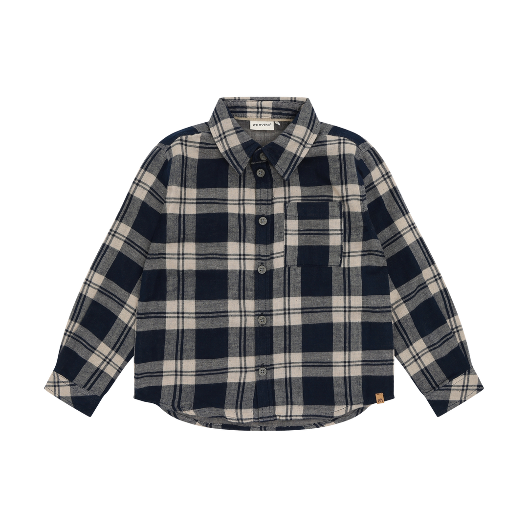 Minymo Boys Flannel Shirt   134414-7997