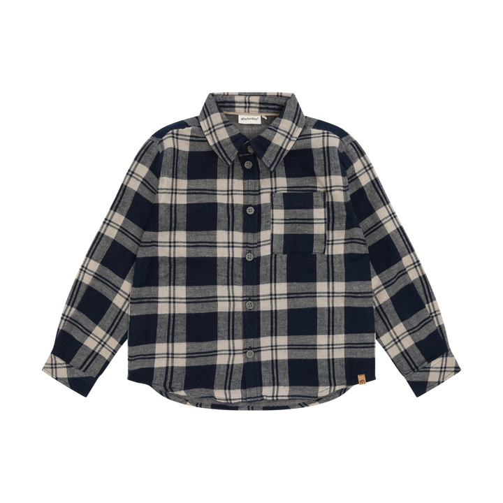 Minymo Boys Flannel Shirt   134414-7997