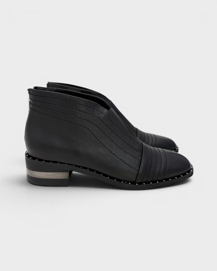 Django & Juliette Faradays Bootie Black Leather