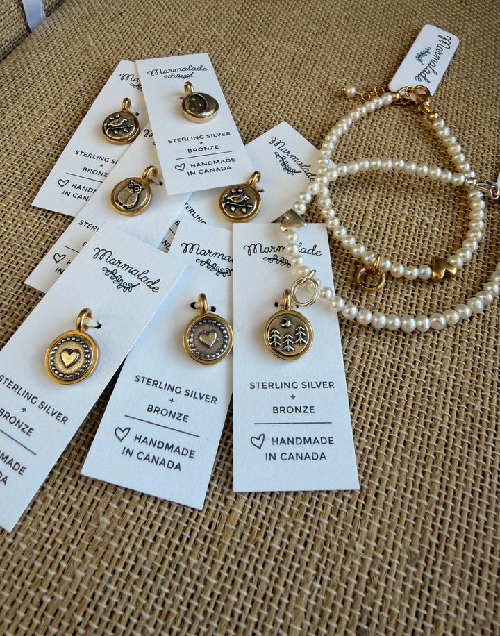 Marmalade Charms Mixed Metals for the Pearl Bracelet