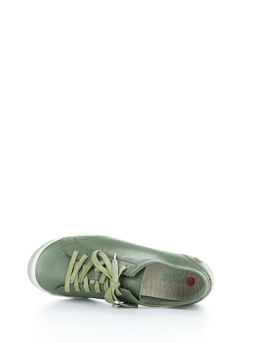 Softinos Isla Washed Leather Sneaker   -  Olive