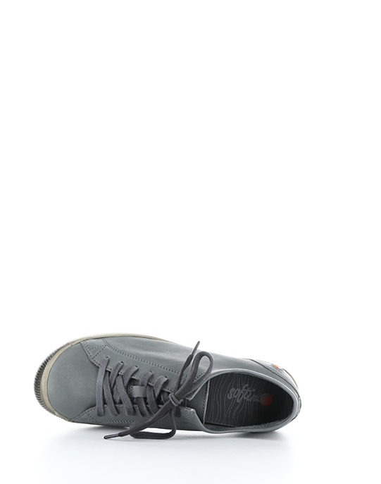 Softinos Isla Washed Leather Sneaker   -  Grey