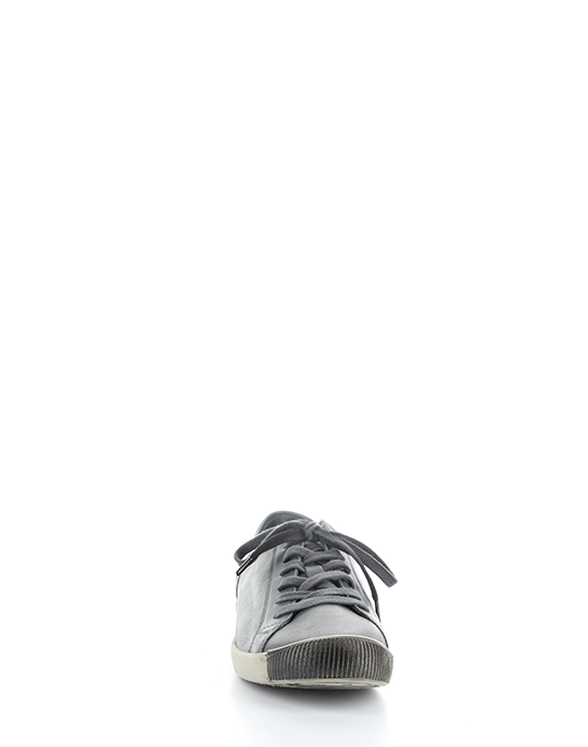 Softinos Isla Washed Leather Sneaker   -  Grey