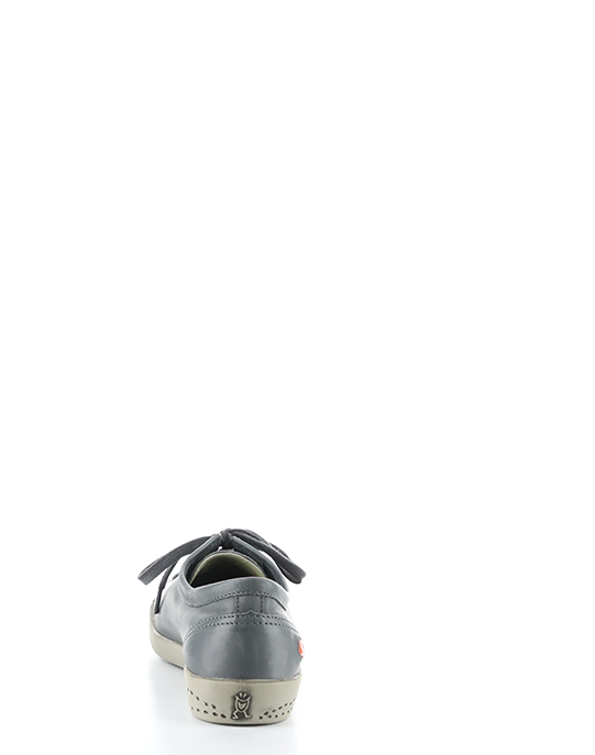 Softinos Isla Washed Leather Sneaker   -  Grey