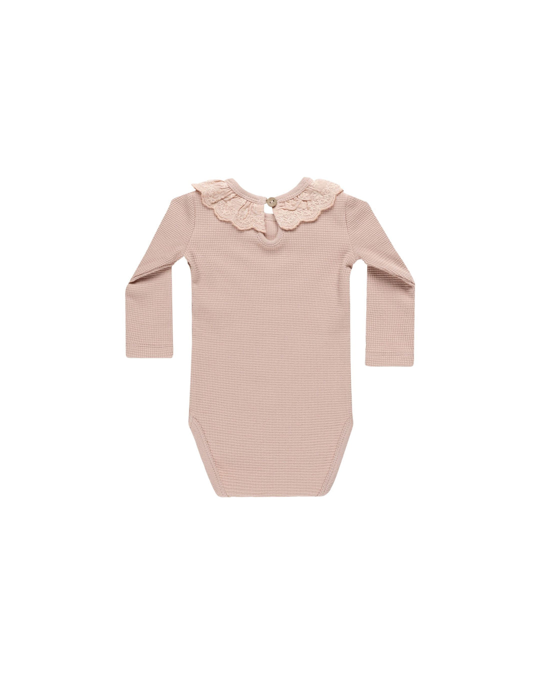 Quincy Mae Baby Girl Ruffle Collar Bodysuit  QM510RUMZ   Blush