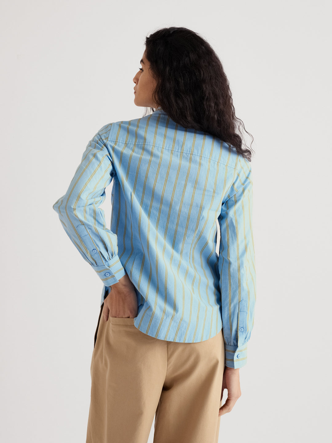 Seasalt Isla Semi-Fitted Shirt  -  Lynher Waterfall